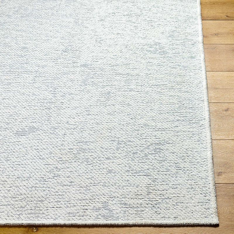 Tobey Solid And Border Washable Area Rug