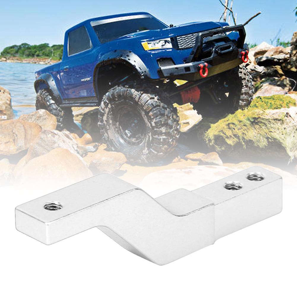 Aluminum Alloy Trailer Tow Hook Drop Hitch Receiver Fits For Traxxas Trx-4 Rc Crawlersilver 05s