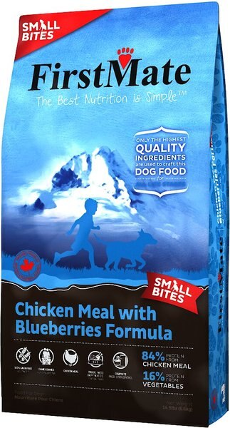 Firstmate Small Bites Limited Ingredient Diet Grain-Free Chicken Meal with Blueberries Formula Dry Dog Food