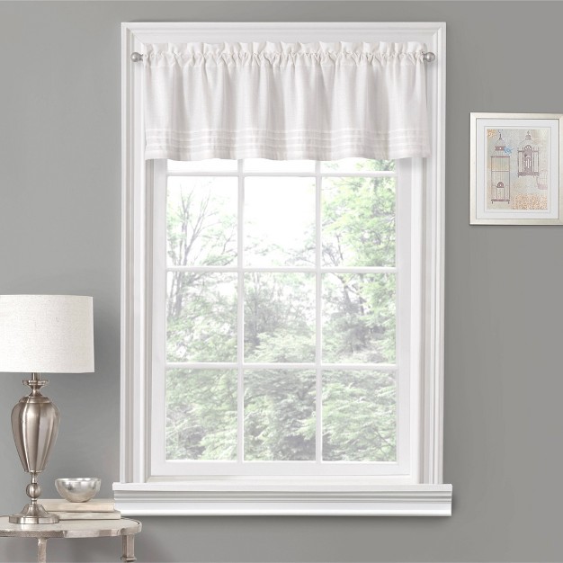 Kingsbury Rod Pocket Window Valance Vue