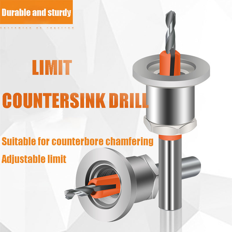 💥Made in Germany, Sole Agent💥 Limiting Countersunk Hole Drill Alloy Head Tapered Hole Drill