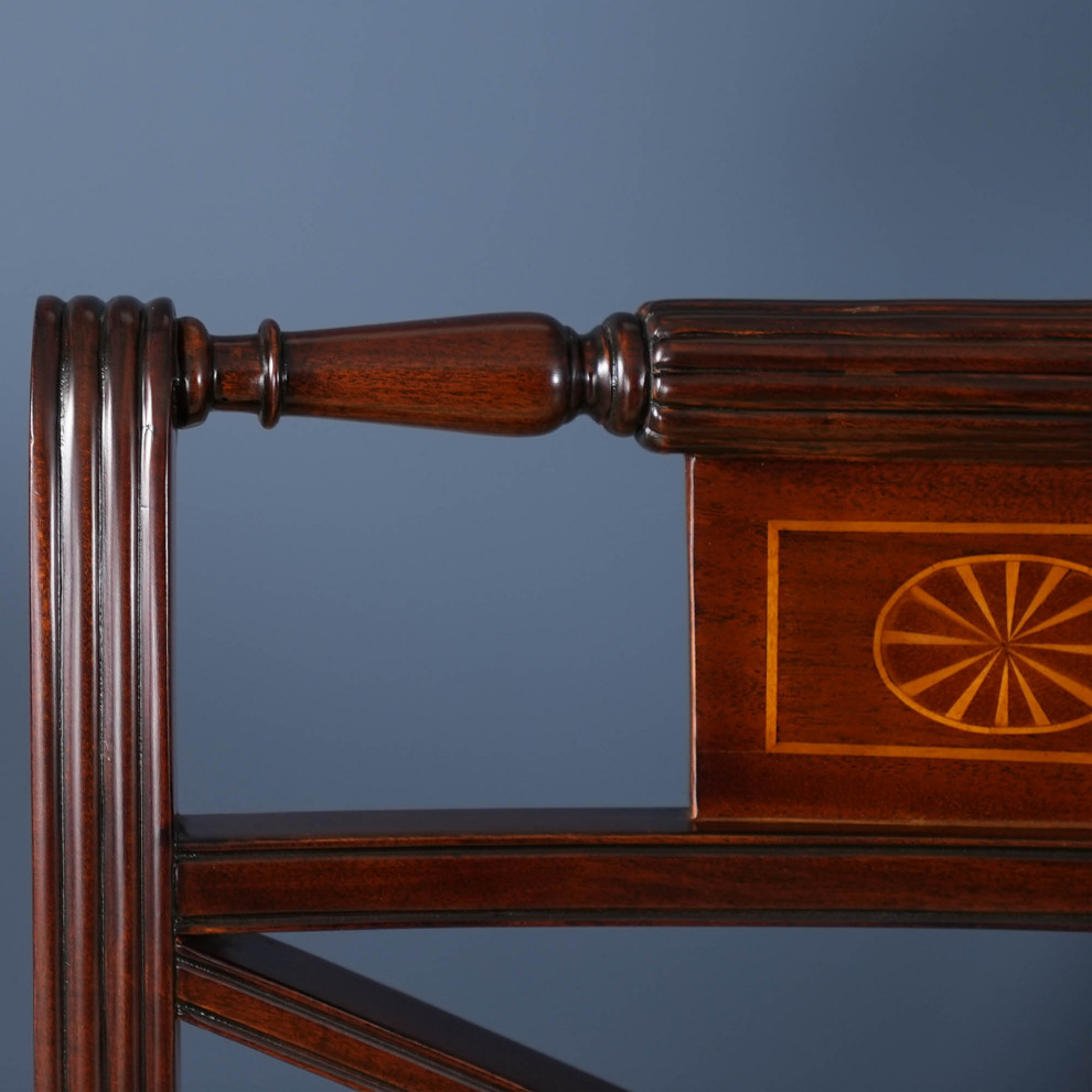 Mahogany Inlaid Side Chair   Traditional   Dining Chairs   by Niagara Furniture  Houzz