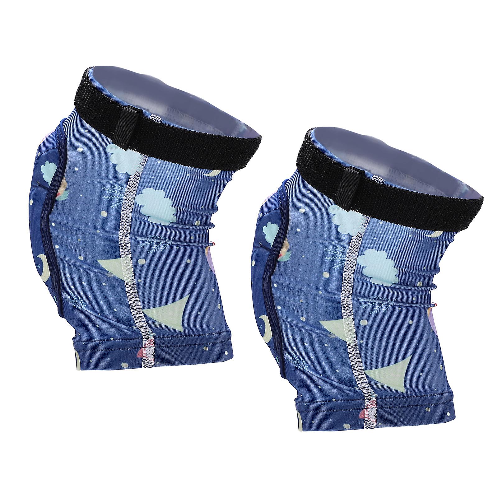 Kids Knee Pads Innovative Soft Eva Protective Gear For Rollerskating Riding Outdoor Sportsdark Blue Xxs