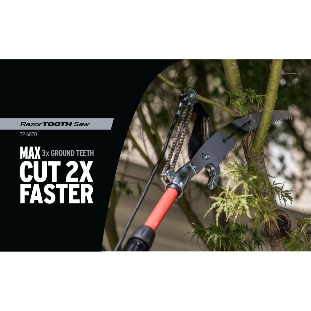 Corona Tree Pruner 1 1/4 Steel Curved Dual Compound Action