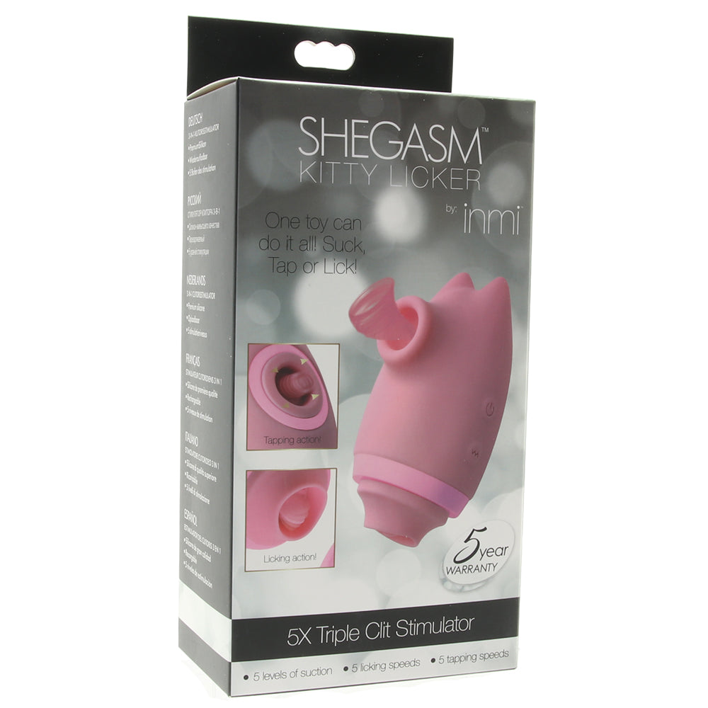 inmi Shegasm Kitty Licker Triple Clit Stimulator