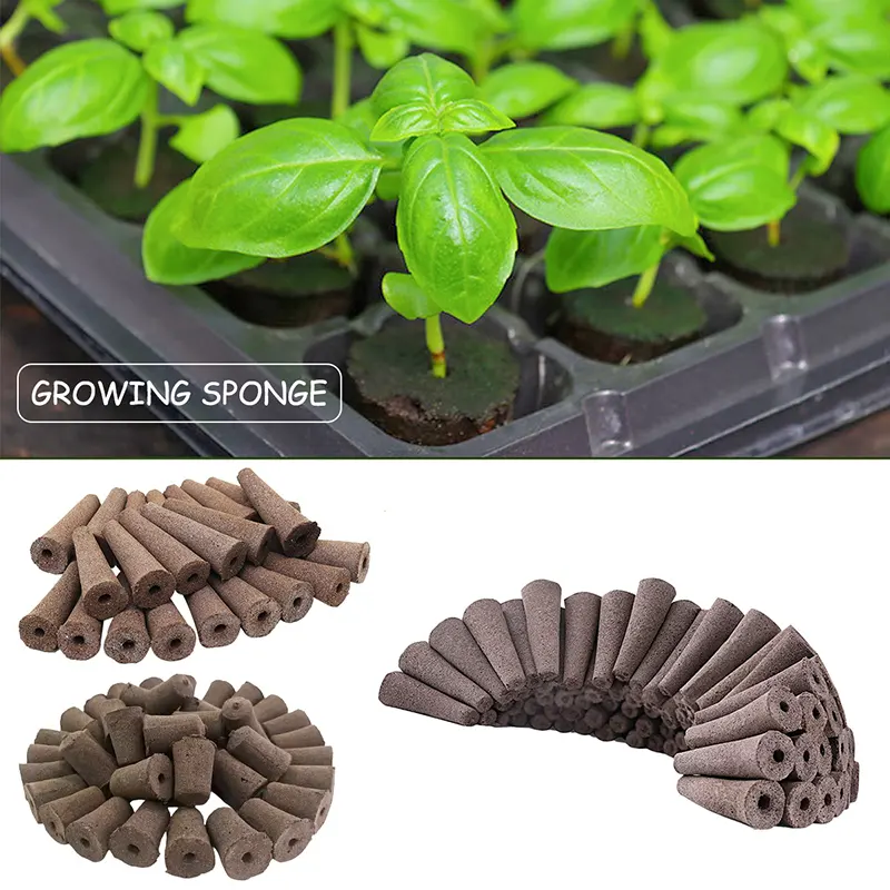 Hydroponics Growing System Plant Sponge Hydroponics Supplies Starter Kit Herb Indoor Gardening Sponges