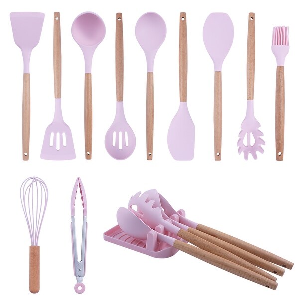 12-Piece Silicone Kitchen Utensils Set