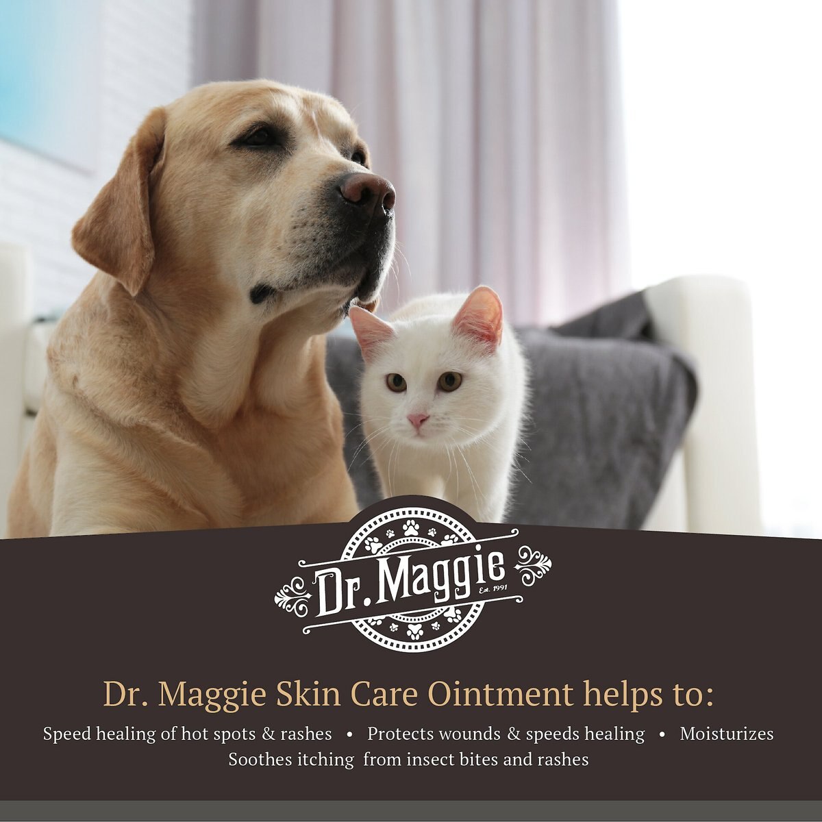 Dr. Maggie Skin Care Ointment Wound Care and Anti-Itch Grooming for Dogs and Cats