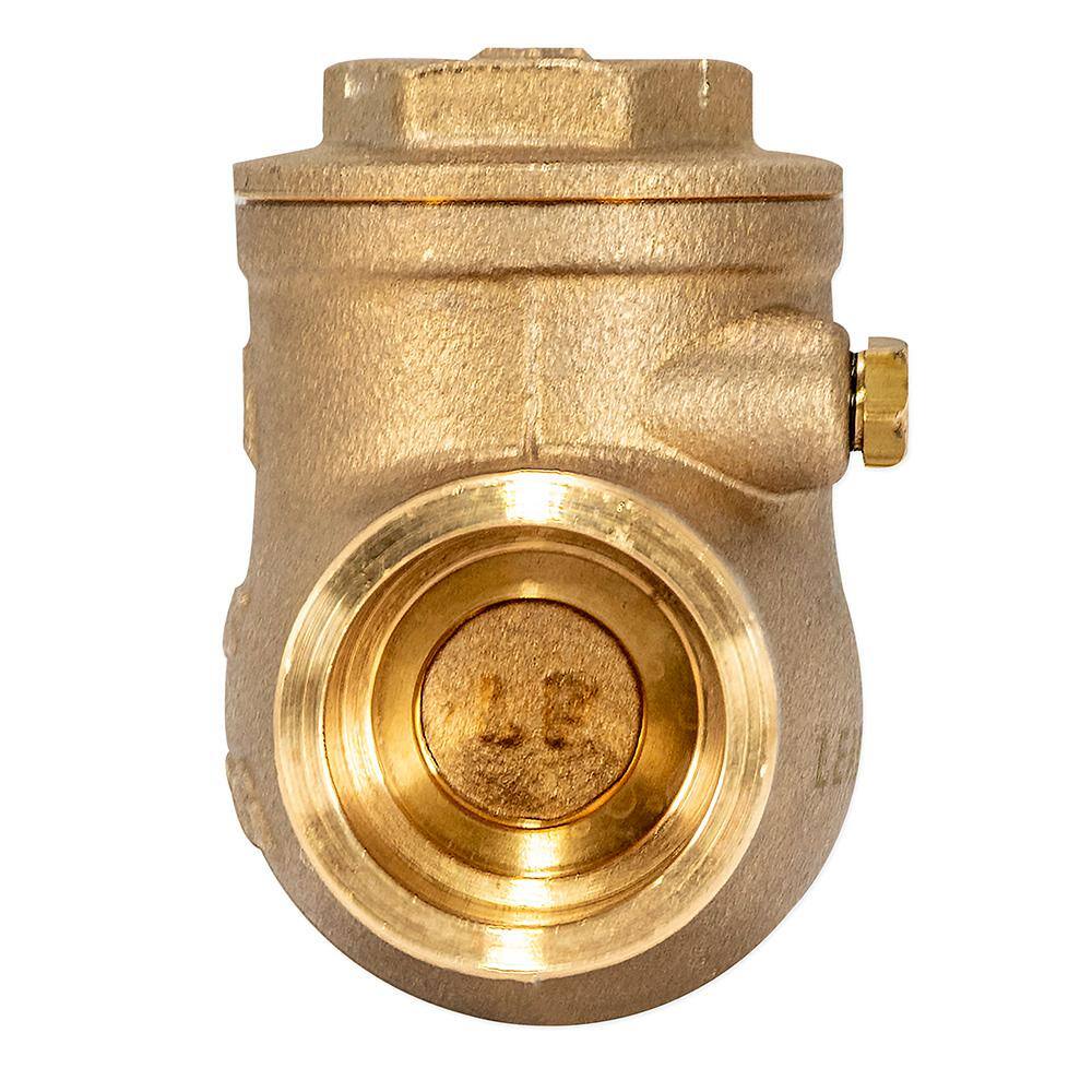 EZ-FLO 34 in. Brass C x C Sweat Swing Check Valve 20443LF