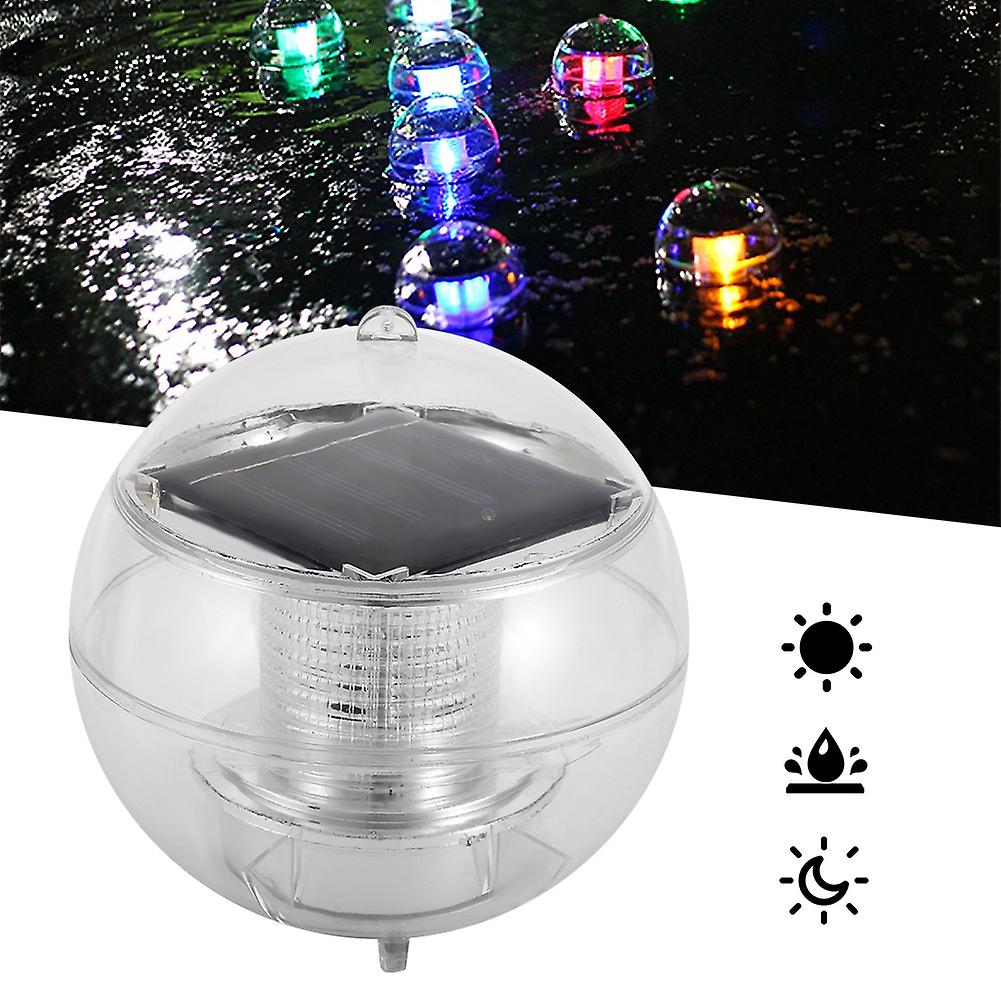 Waterproof Solar Powered LED Floating Ball Lamp Decor Light for Swimming Pool Garden