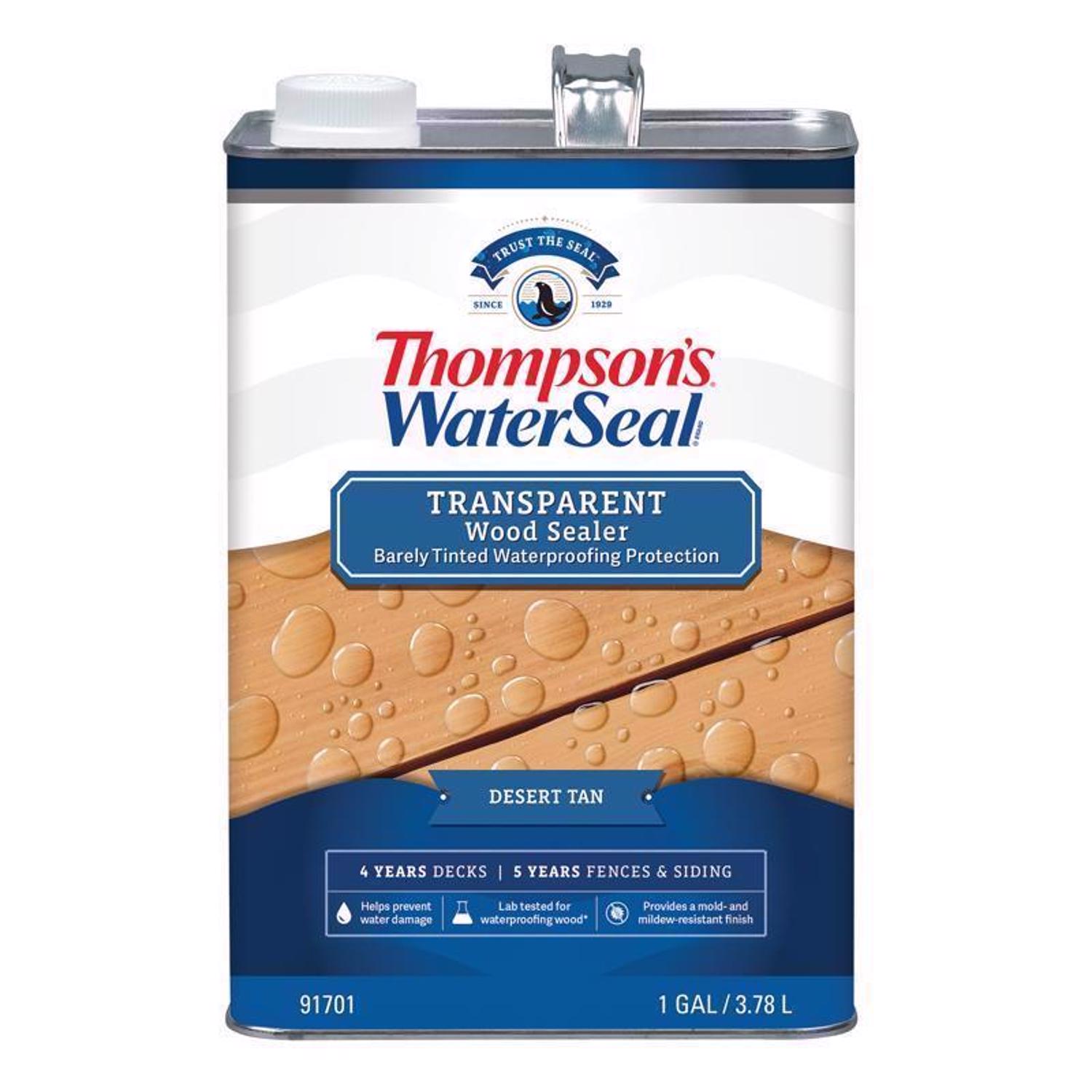 Thompson\u0027s WaterSeal Transparent Desert Tan Waterproofing Wood Sealer 1 gal