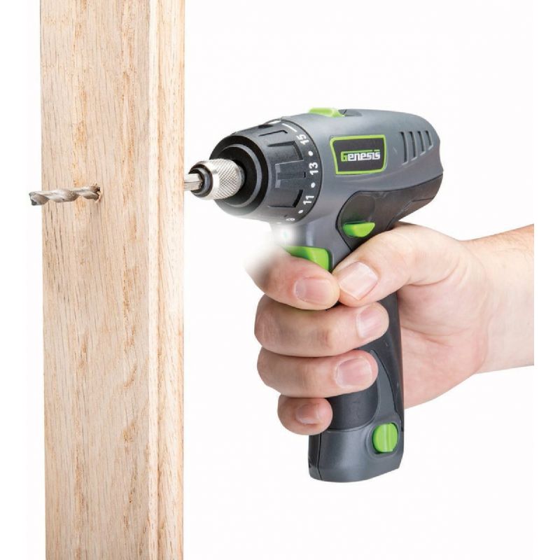 Genesis 8V Lithium-Ion Cordless Screwdriver Kit