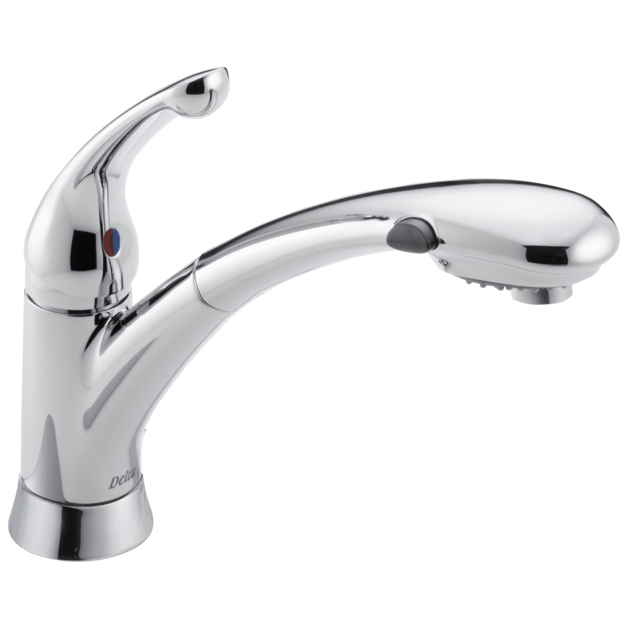 Signature Pullouts Single Handle Pull-Out Kitchen Faucet in Chrome 470-DST