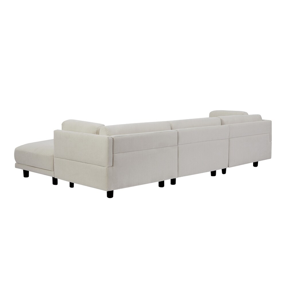 Upholstery Convertible Sectional Sofa  L Shaped Couch