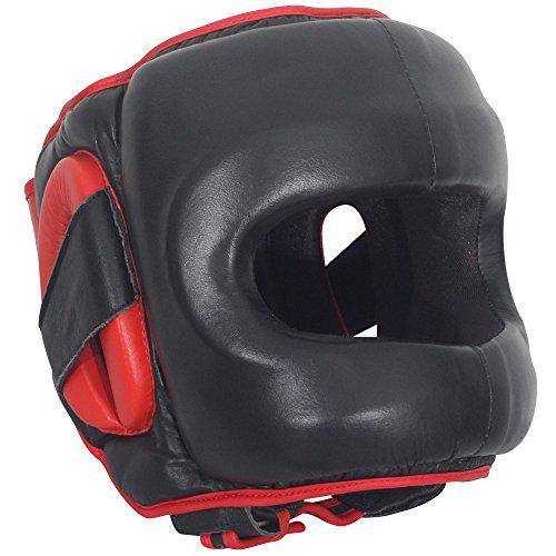 Ringside Deluxe Face Saver Boxing Headgear Large/XLarge Black