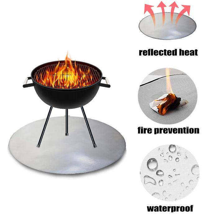 Round Fire Pit Pad ，portable Camping Accessories Fireproof Mat