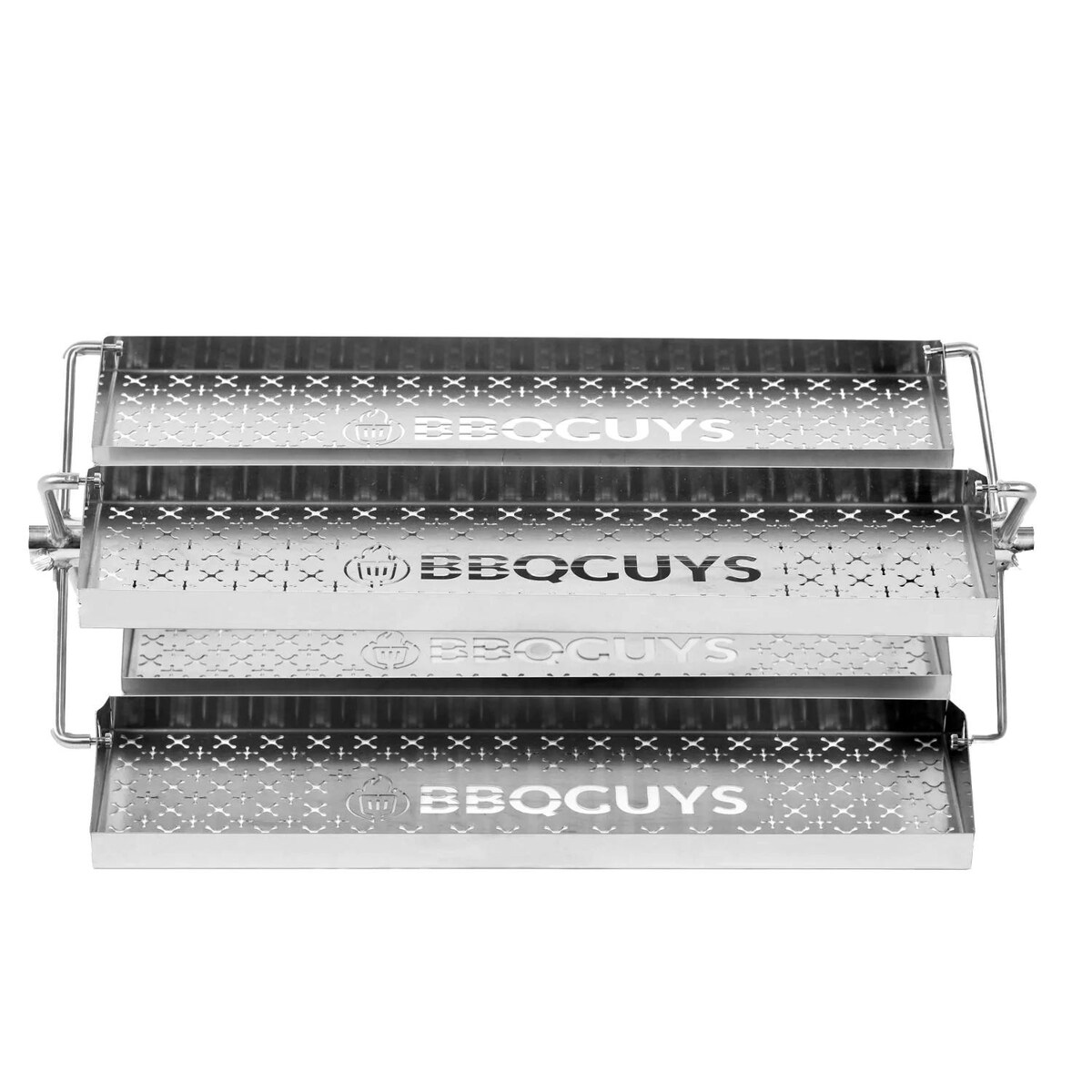 Universal Rotating Grill Rotisserie Rib Trays (4)