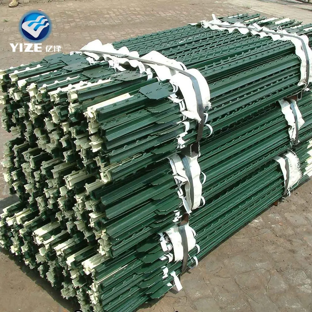 Supply Hot Sale Cheap Fence T Post / Farm Used High Quality Metal China Fencing  Trellis   Gates Low Carbon Steel Iron