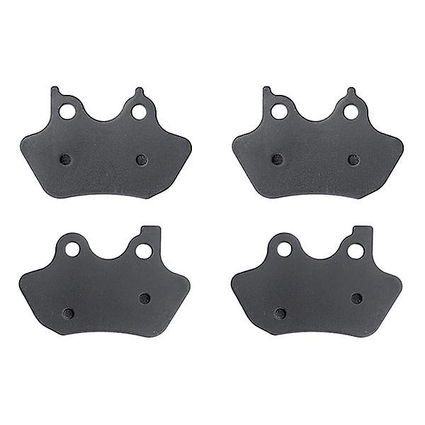 Front + Rear Brake Pads Compatible with 2000-2003 Harley XL Sportster 1200 C Custom - Non-Metallic Organic NAO Brake Pads Set