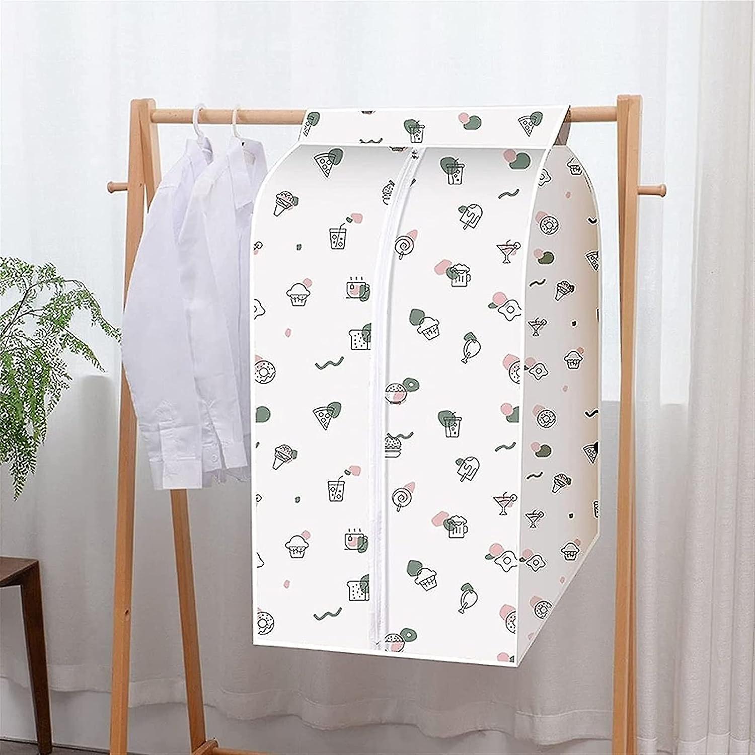 Clothes Covers Zipper Dust Clothes Cover Clothes Storage Wardrobe Suit Bags Closet Hangers Case Clothing Cover Dust Bag Hanging Organizer (size : 04 6