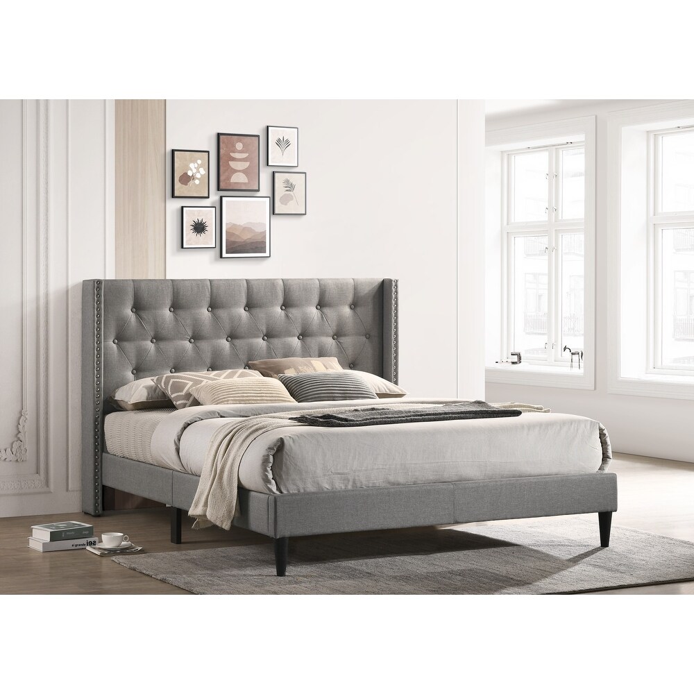 Herman Upholstered Platform Bed