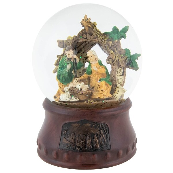 Christmas Nativity Musical Snow Globe