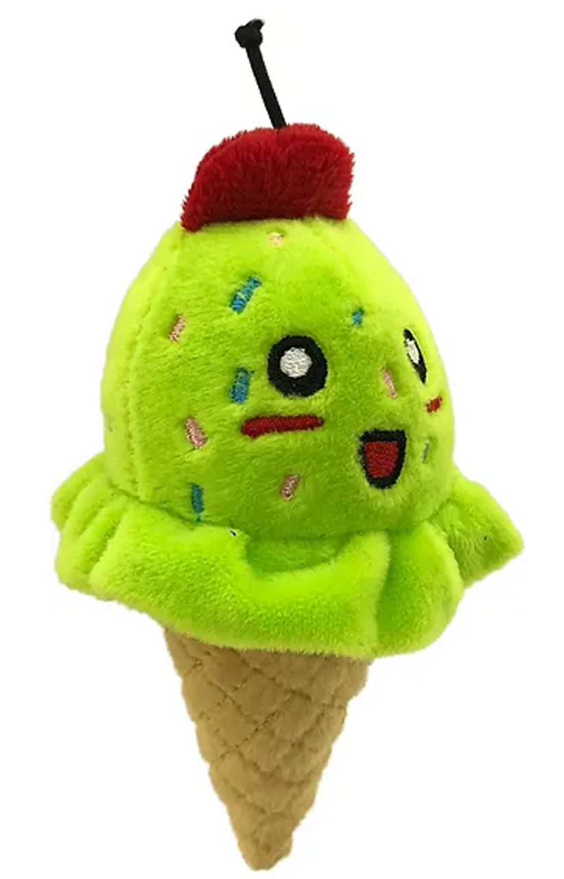 PetSport Tiny Tots Foodies Ice Cream Mint Dog Toy