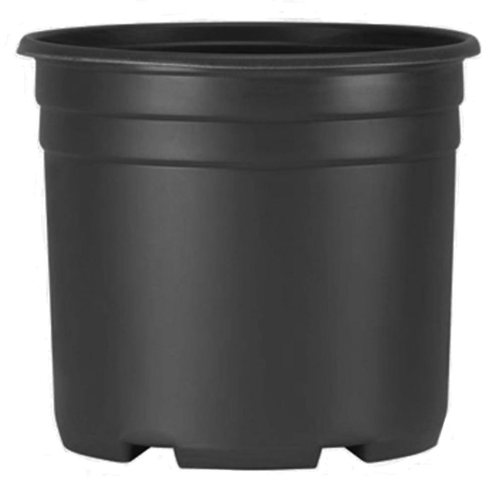 Trade 3 Gal. (2.6 Gal.) Black Resin Thermoformed Nursery Pot TFR003G0G18