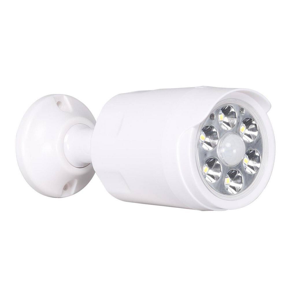 Honeywell PIR 100-Lumens 90-Degree White Motion Activated Integrated LED Outdoor Spot Light (2-Pack) A02AC012H-06