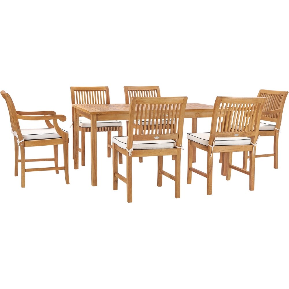 Chic Teak 7 Piece Teak Wood Bermuda 63\