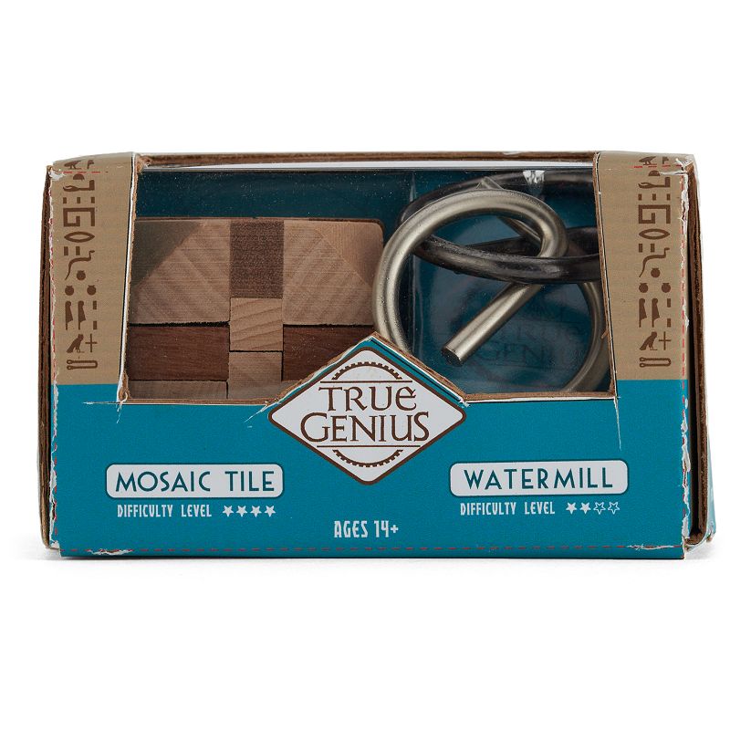 True Genius Mosaic Tile and Watermill Puzzles