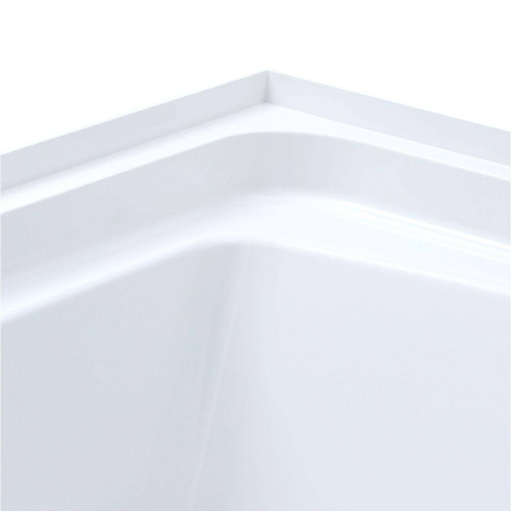 STERLING Ensemble 5 ft. Left Drain Rectangular Alcove Bathtub in White 71121110-0