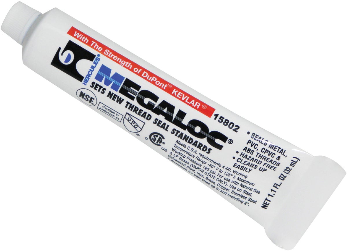 Hercules Megaloc Thread Sealant 1.1 Fl. Oz. Blue