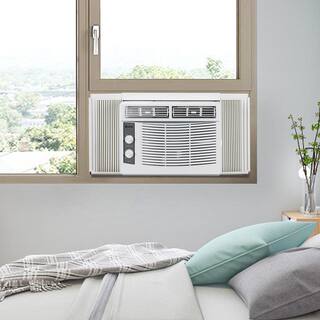 Winado 5000 BTU 115-Volt White Window Air Conditioner 219420519867