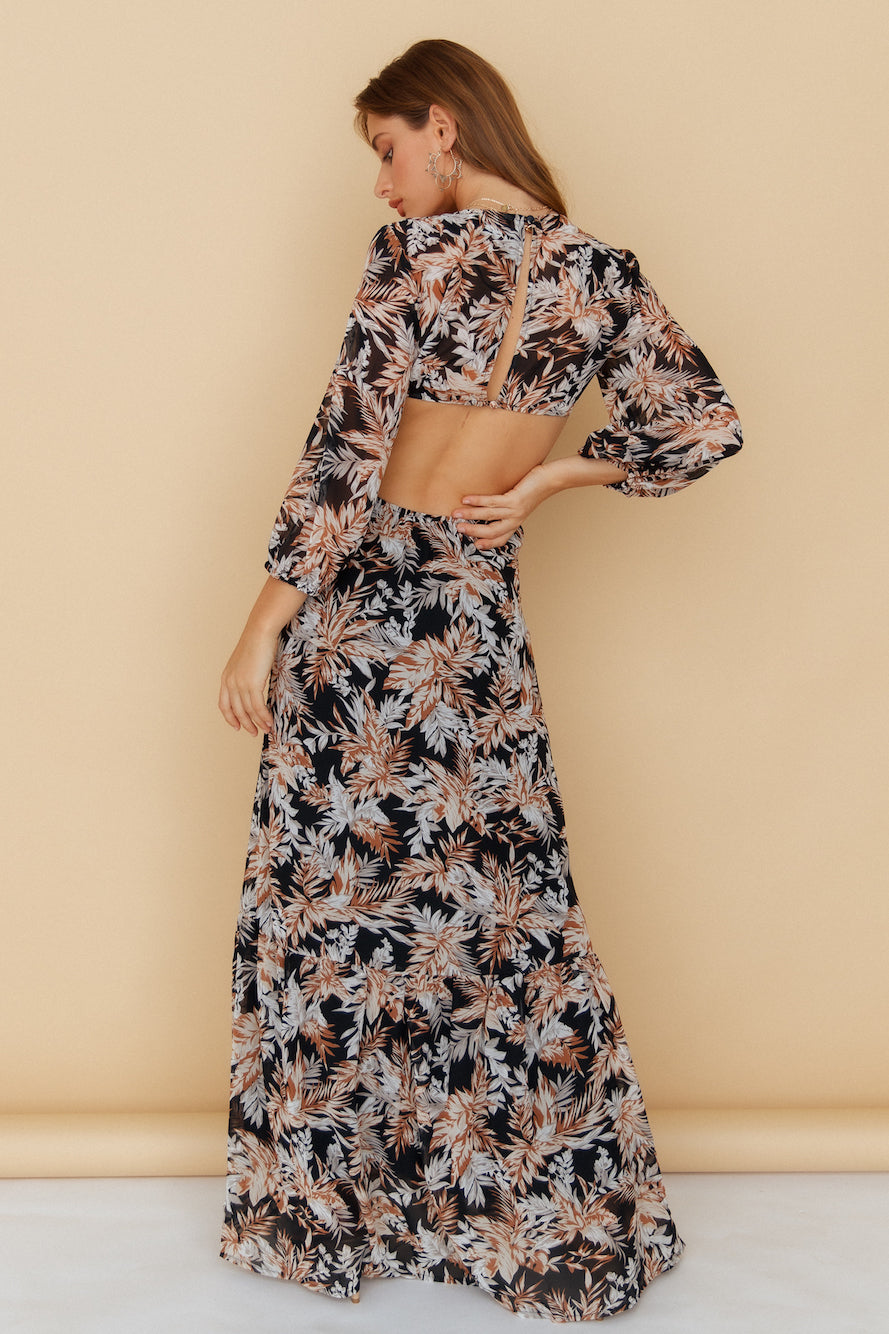 HELLO MOLLY Gardenia Lover Maxi Dress