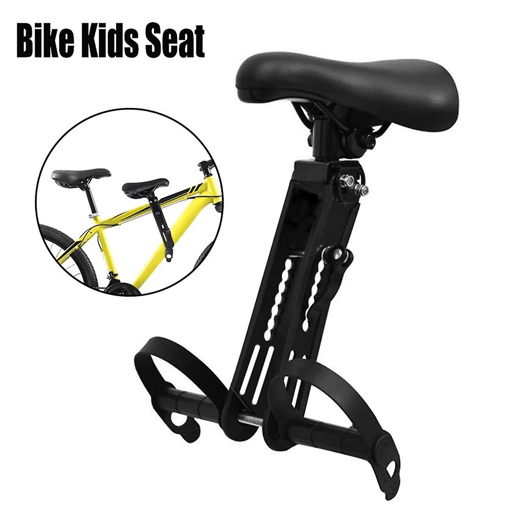 Kids Bike Seat Front Mounted Bicycle Seats Detachable Mountain Bike Kids Seat Black For Mountain Bike