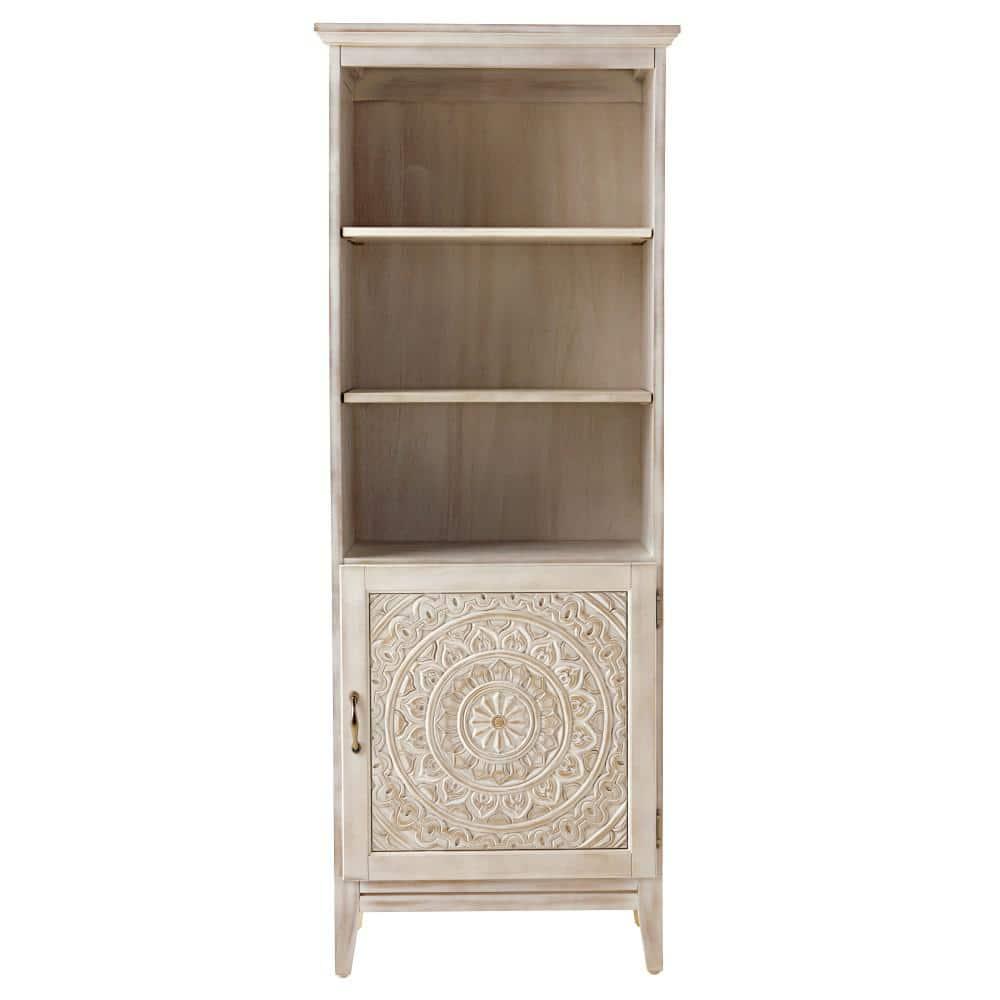 Home Decorators Collection Chennai 25 in W Linen Cabinet in White Wash