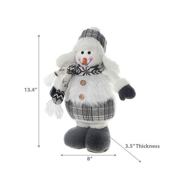 Winter Snowman Plush Stander