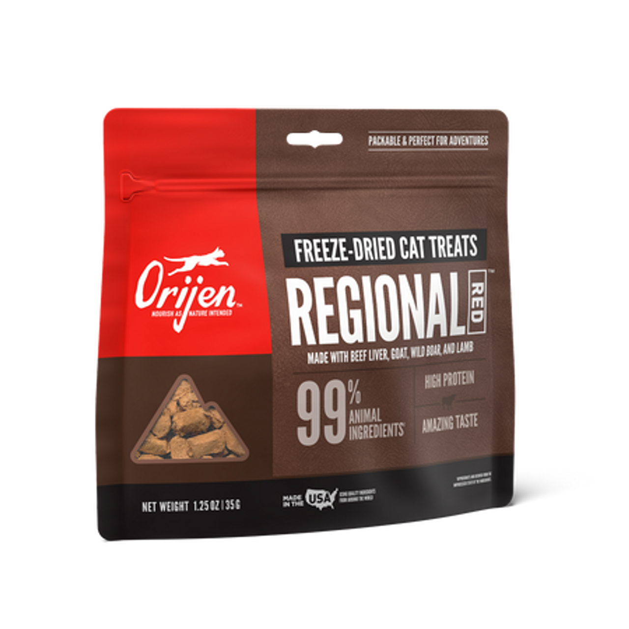 Orijen Cat Freeze Dried Treats Regional Red， 1.25z