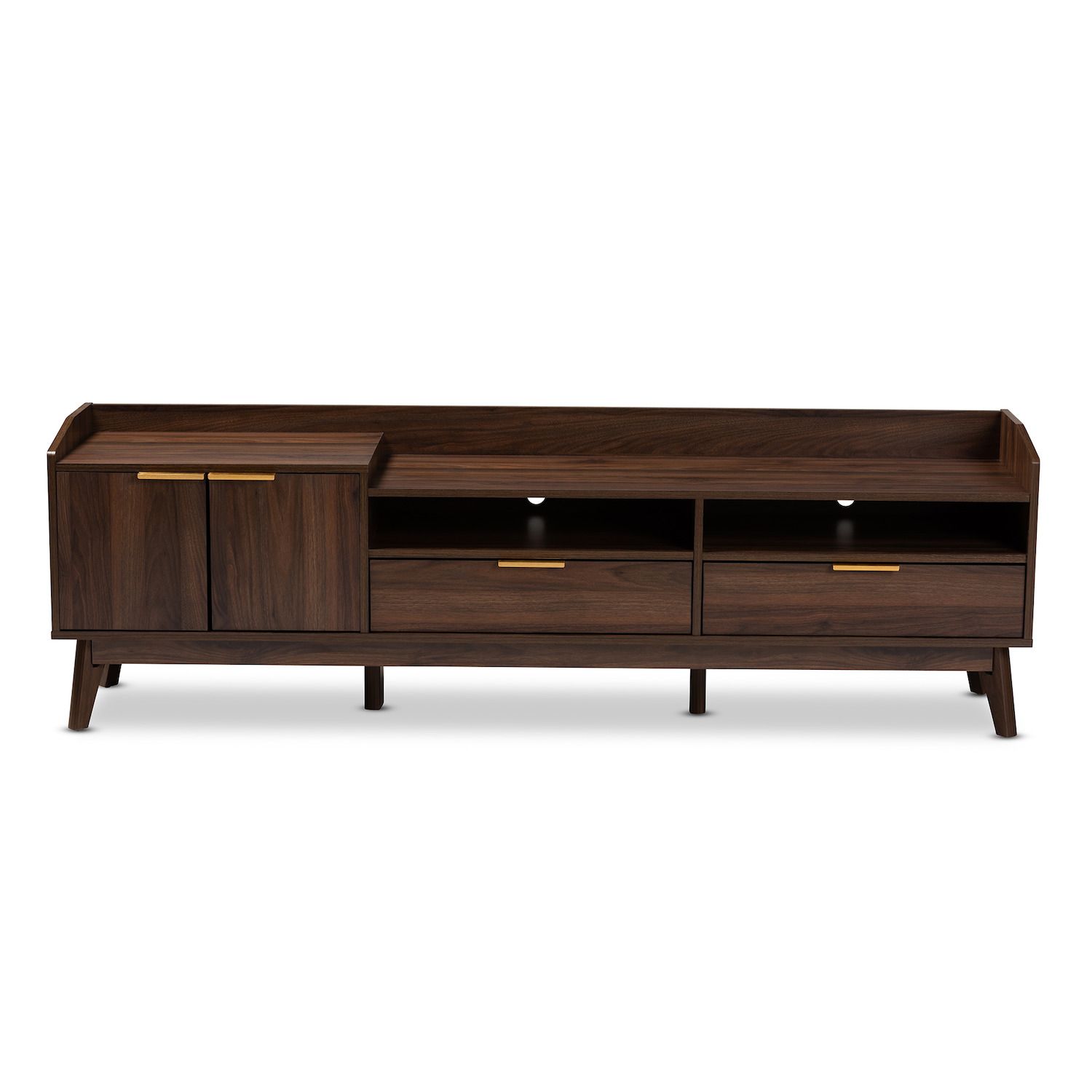 Baxton Studio Lena Medium Brown TV Stand