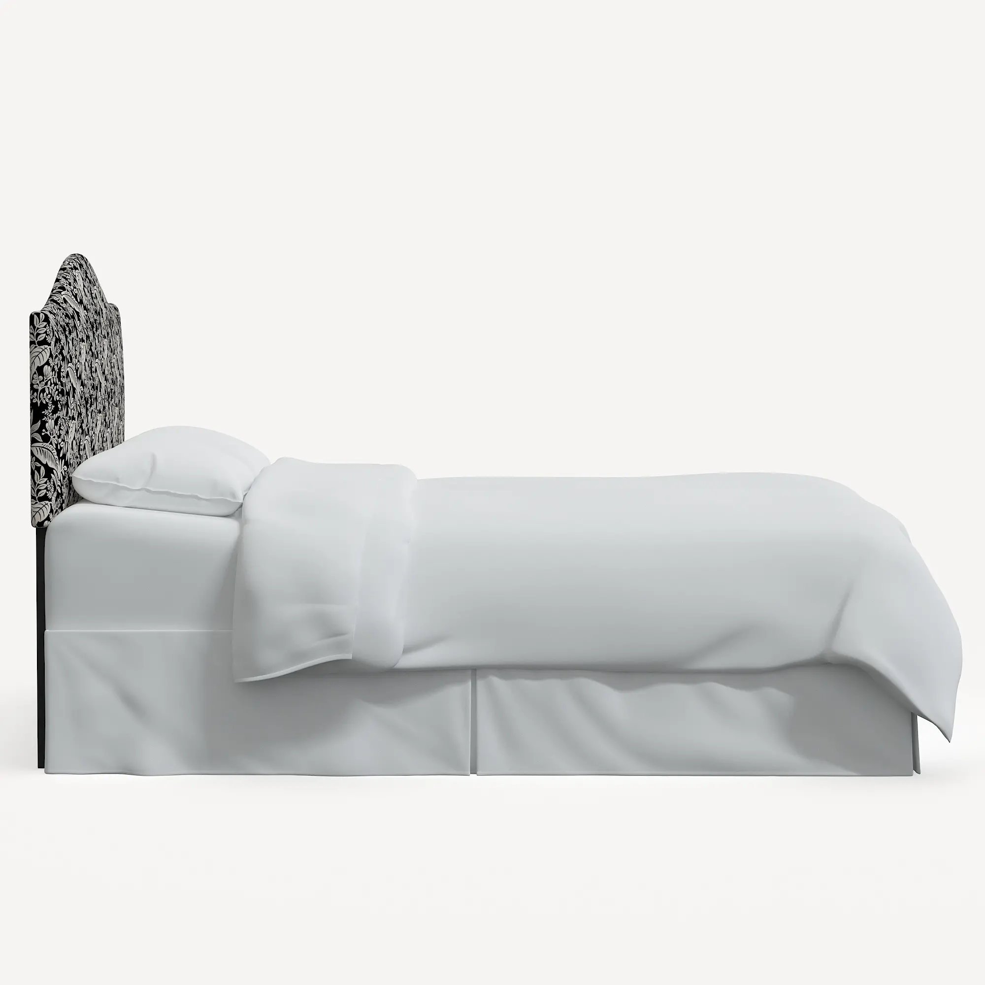 Rifle Paper Co Mayfair Canopy Black and Cream Twin Headboard