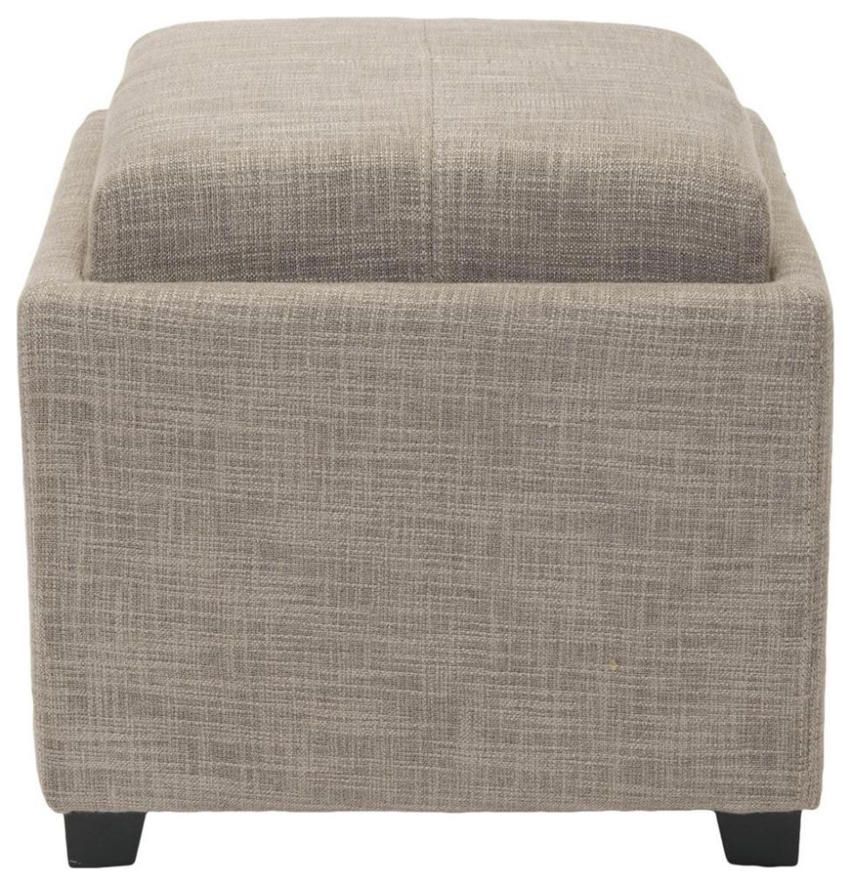 Harrison Single Tray Ottoman  Hud8233D   Transitional   Footstools And Ottomans   by BisonOffice  Houzz