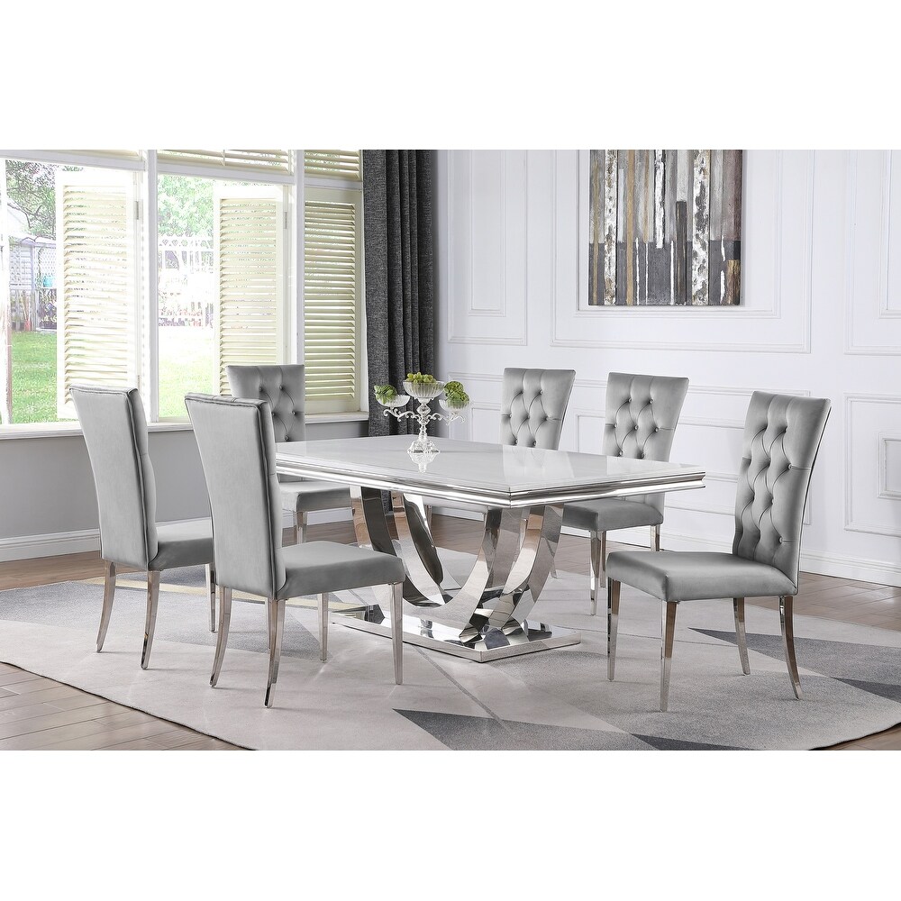 essandra 7 piece Rectangular Dining Room Set