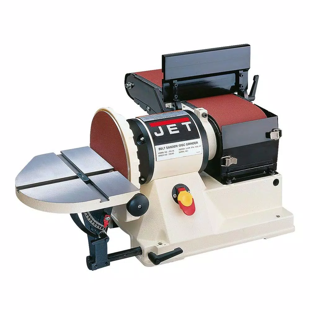 Jet 3/4 HP 6 in. x 48 in. Benchtop Belt and 9 in. Disc Sander， 115-Volt JSG-96 and#8211; XDC Depot