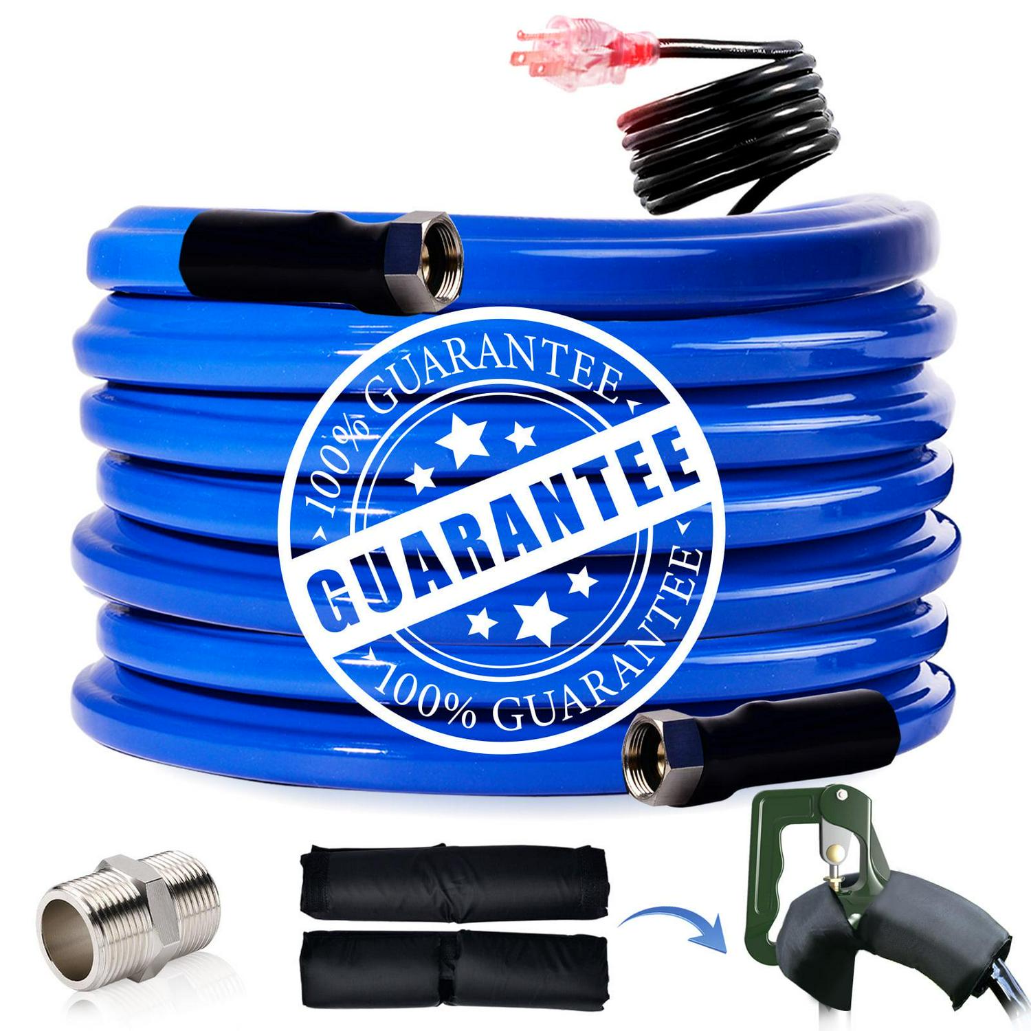 Scilulu 30FT Heated Water Hose for RV Drinking Water Hose Freeze Protection Down to 45 F for RV Trailer  Crowdfused