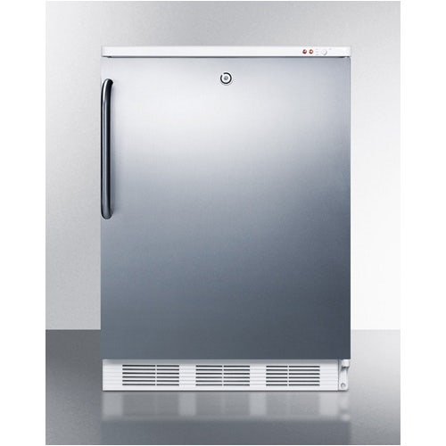 Summit Appliance VT65ML7BISSTB Built-In Under-Counter， Manual Defrost， -25 C Upright Freezer