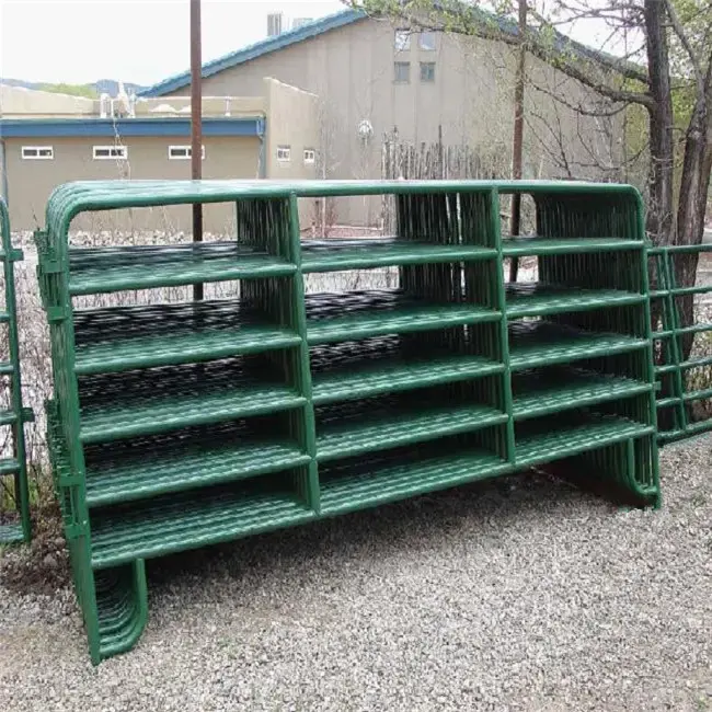 Supply High Quality Galvanized Wholesale Bulk  16 12 Foot Cattle Panels Cattle Corral Panels Livestock