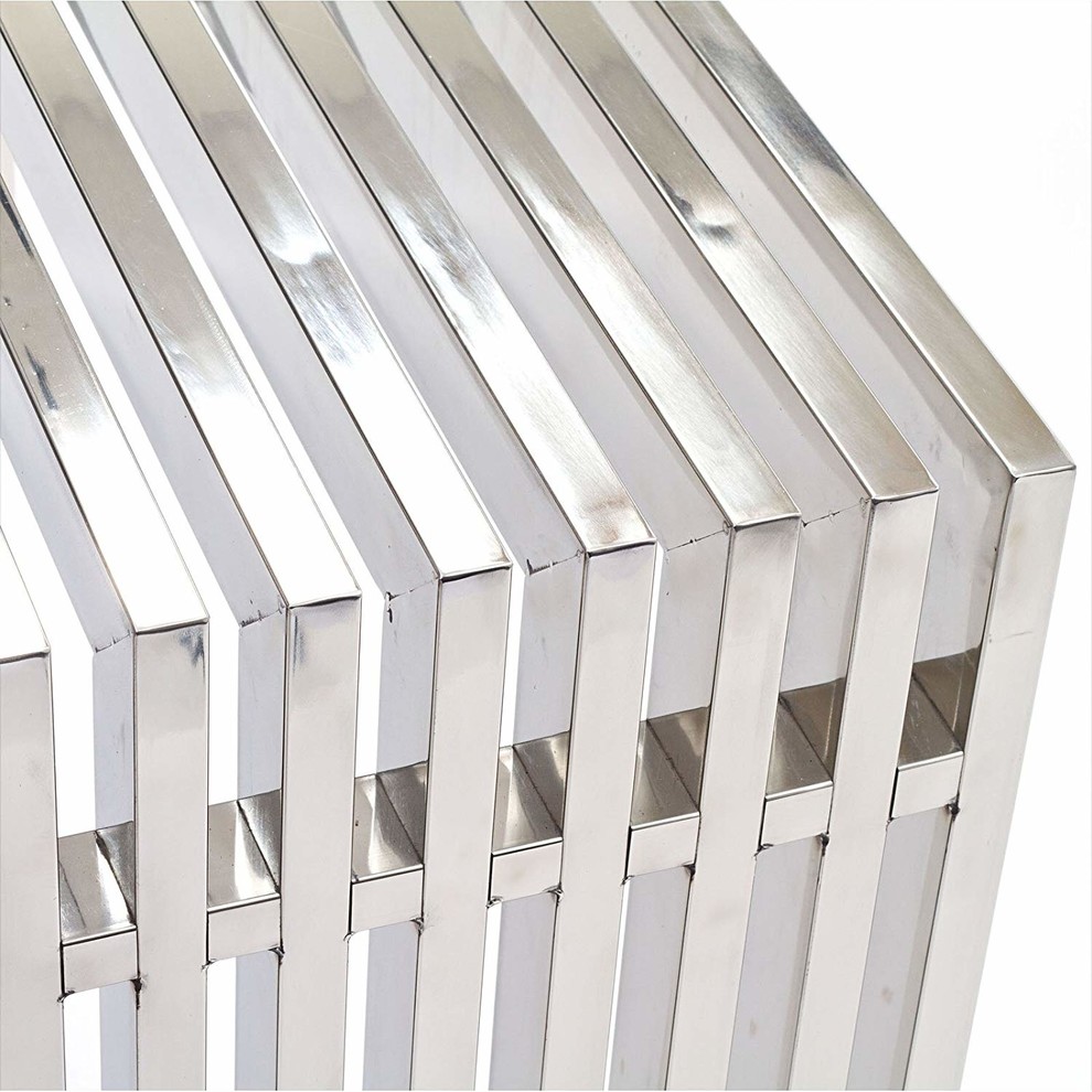 Contemporary Stylish Coffee Table  Stainless Steel  Simple Elegant Design   Contemporary   Console Tables   by Declusia  Houzz