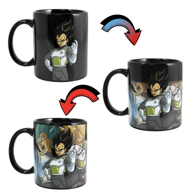 Just Funky Dragon Ball Super Goku Heat Changing 11oz Ceramic Coffee Mug