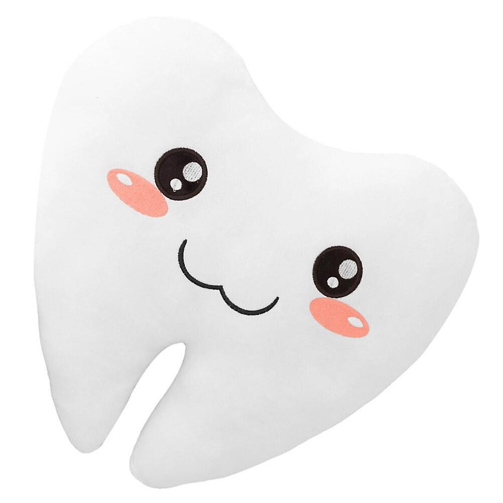 Cute Hugging Pillow Tooth Shaped Stuffed Toy Stuffed Throw Pillow For Bedroom